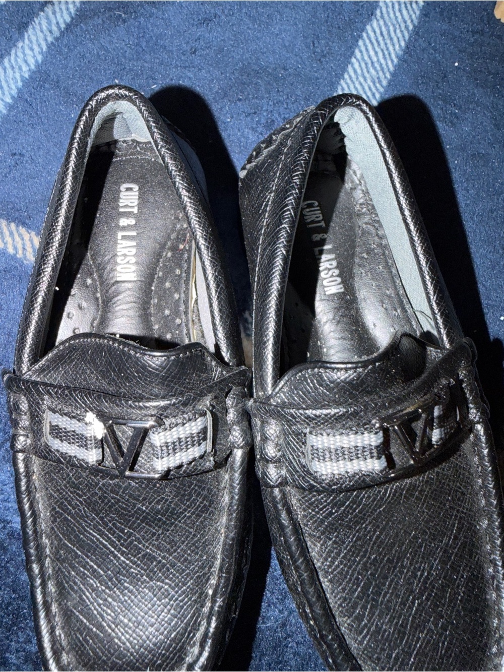 Kids' Black Dress Loafers